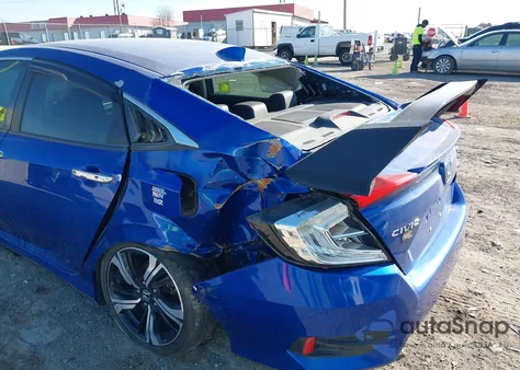 2017 Honda Civic Touring from USA, damaged, VIN 19XFC1F97HE018673